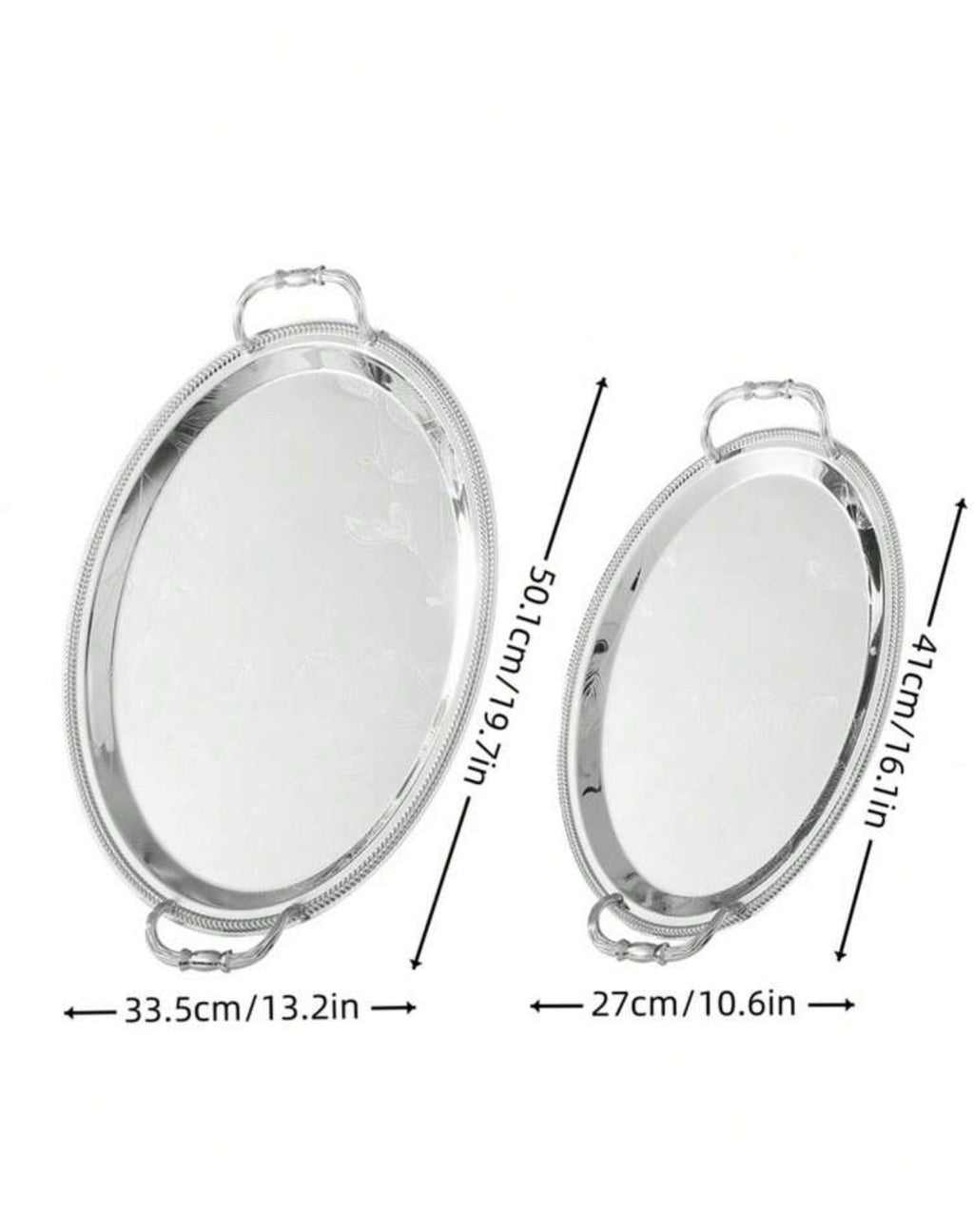 Majestic Oval tray set