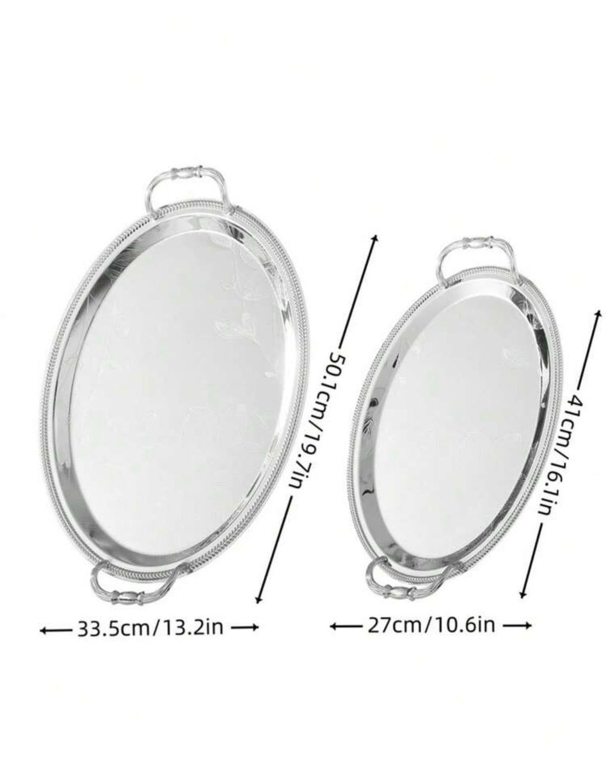 Majestic Oval tray set