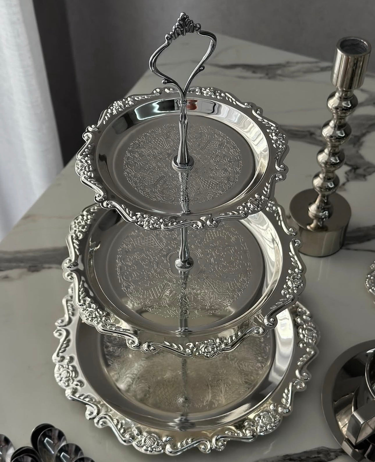 Vintage Tiered platter