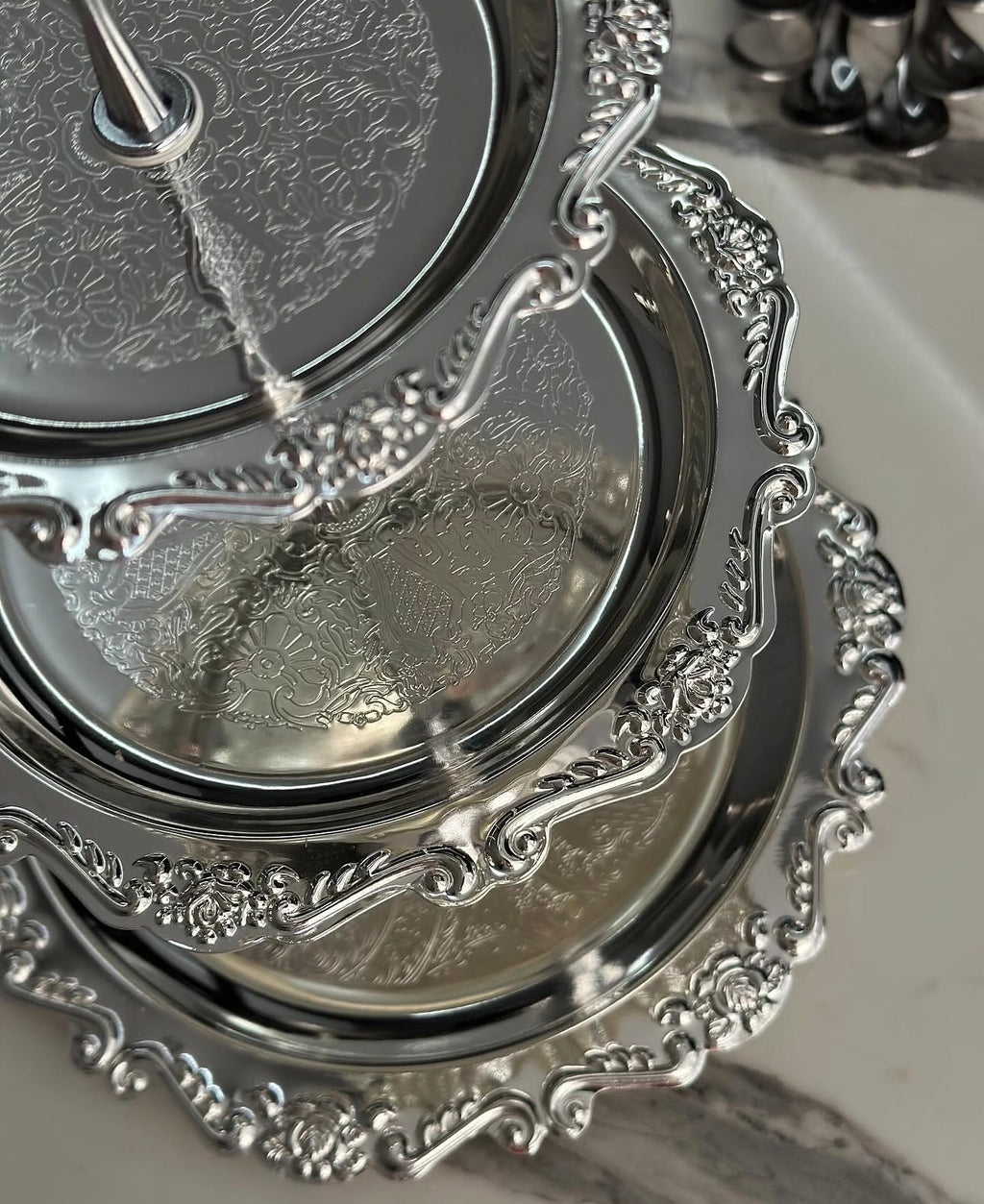 Vintage Tiered platter