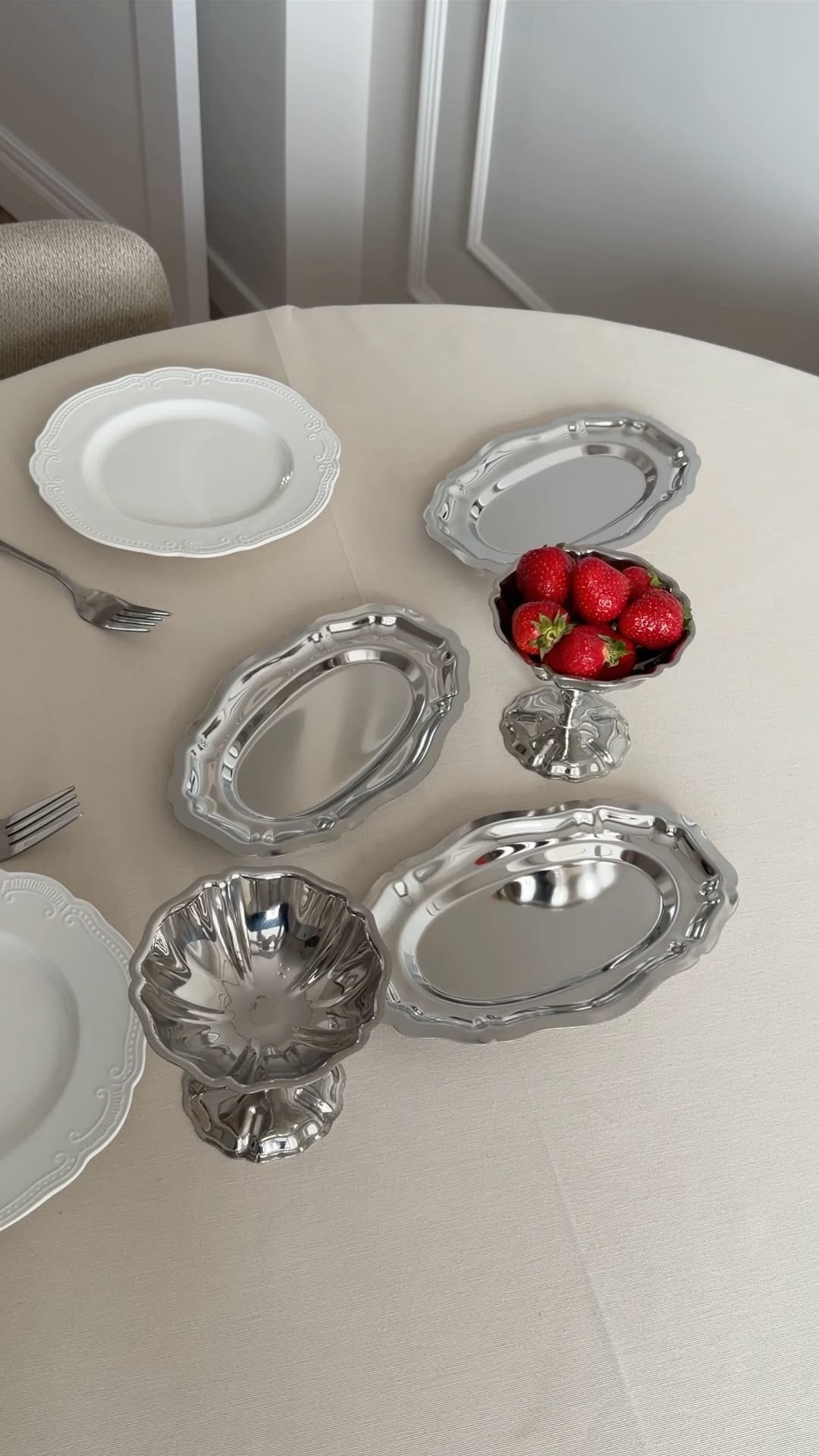 Retro Oval Tray